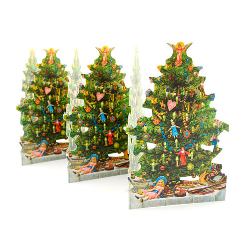 Papir harmonika - Juletræ