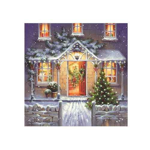 Juleservietter - Welcome Home