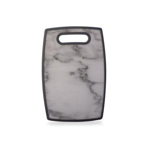 Skærebræt i plast - Marmor 29,5 x 21 cm.
