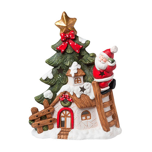 Fyrfadsstage til jul - 55 x 42 x 21 cm.