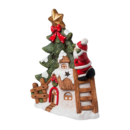 Fyrfadsstage til jul - 55 x 42 x 21 cm.