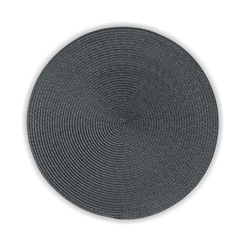 Dækkeserviet rund - Kimya grå