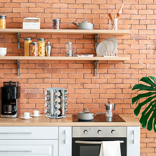 Rustfrit stål krydderistander med 16 glas