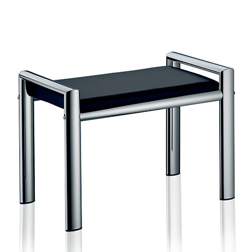 Bænk til badeværelse - Lunis sort