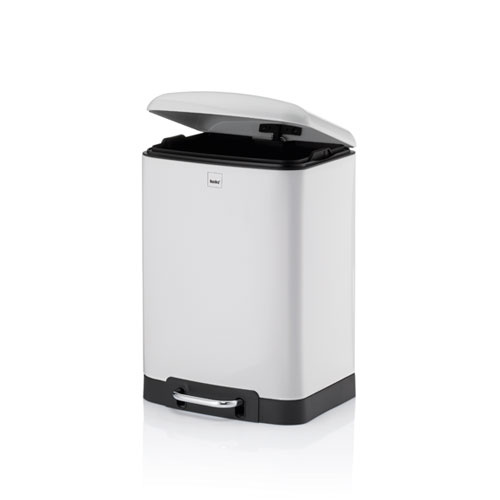 Pedalspand Davino 12 L soft close - Hvid