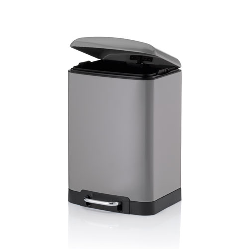 Pedalspand Davino 12 L soft close - Lysegrå