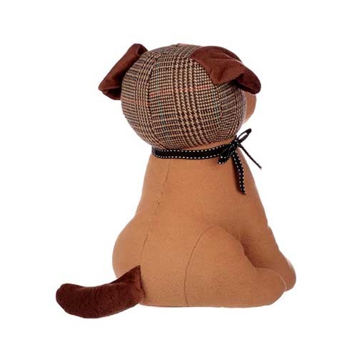 Brun dørstopper hund