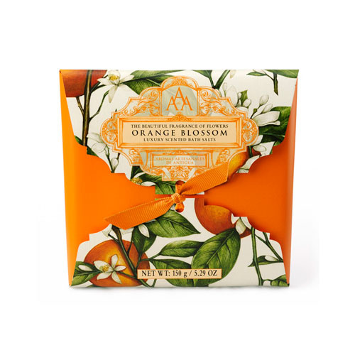 Badesalt Orange blomst 150 gr.