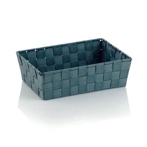 Grå opbevaringskurv Alvaro 29,5 x 20,5 cm.