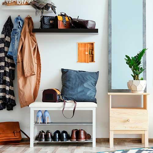 Nøgleskab i bambustræ