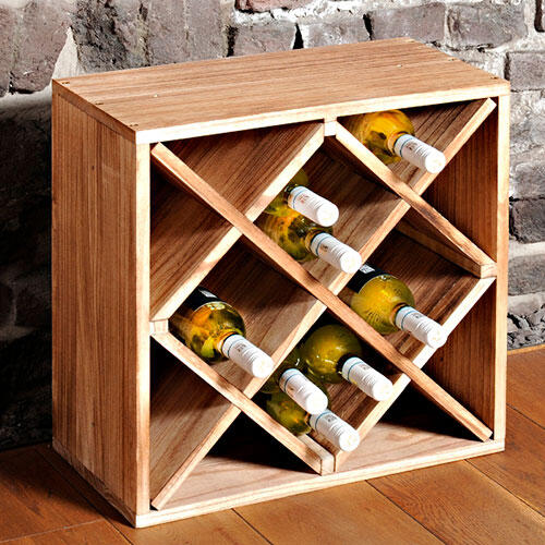 Vinreol i paulowniatræ - 20 flasker