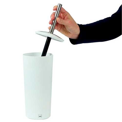 Hvid toiletbørste Marta