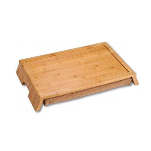 Laptop bordplade i bambus med pude