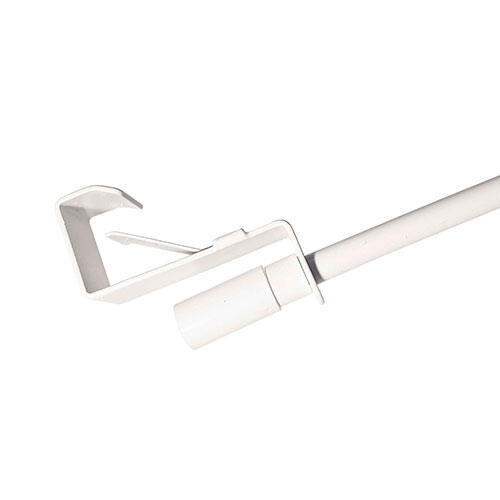 Gardinstang 75-125 cm. - Hvid