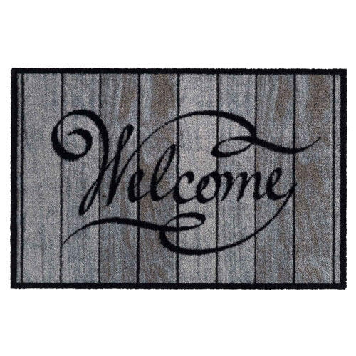 Smudsmåtte Welcome Wood Classic - 50 x 75 cm.