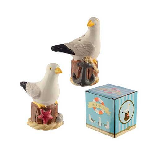 Salt- og pebersæt med måger