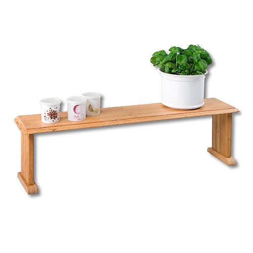 Hylde til køkkenbord - Bambus