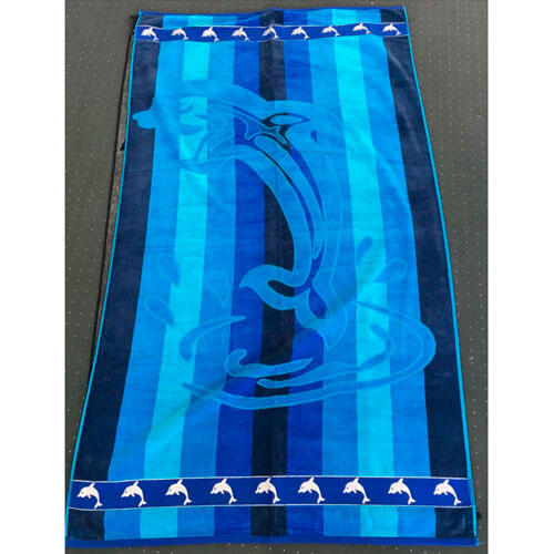 Strandhåndklæde Delfin