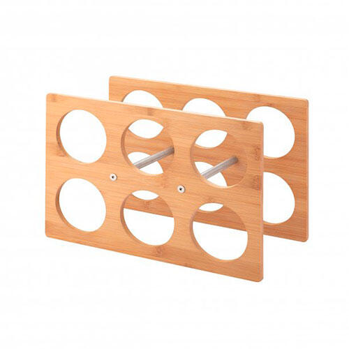 Træ vinreol til 6 flasker