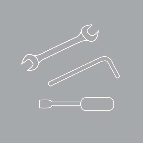 Reservepude løs - Hvid