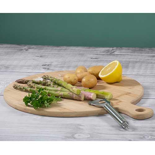 Skærebræt i bambus Nino 36 Ø