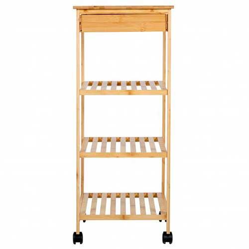 Køkkenvogn i bambus - Freja