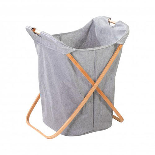 Vasketøjskurv foldbar - Bambus 120 L