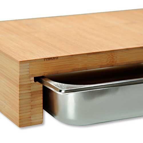 Stål bakke til skærebræt