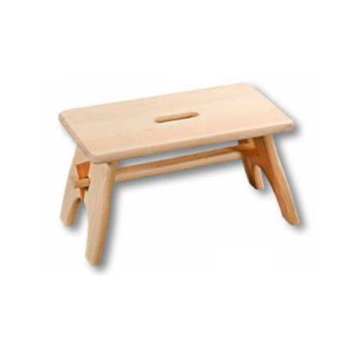 Træ skammel 42 x 21,5 cm.