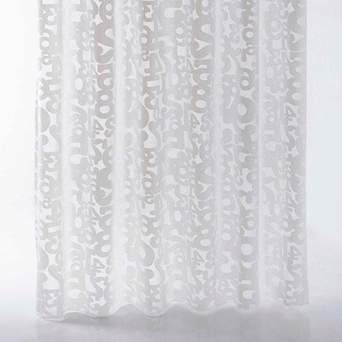 Gennemsigtigt badeforhæng - Numbers