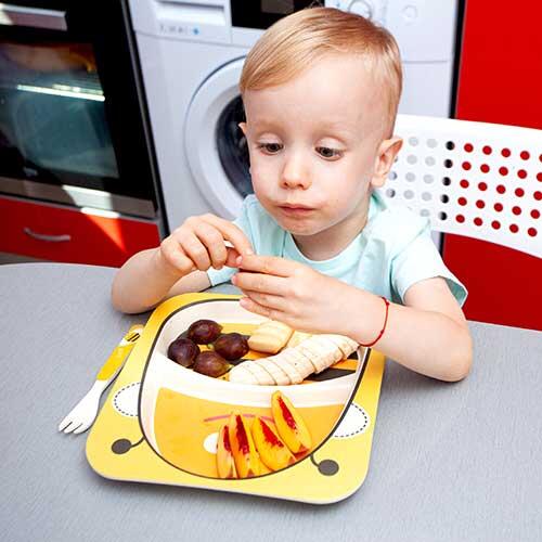 Bi motiv - Børnebestik i sæt