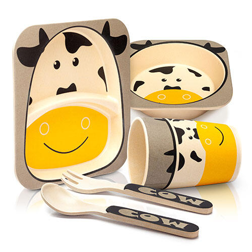 Børnebestik sæt 5 dele - Ko