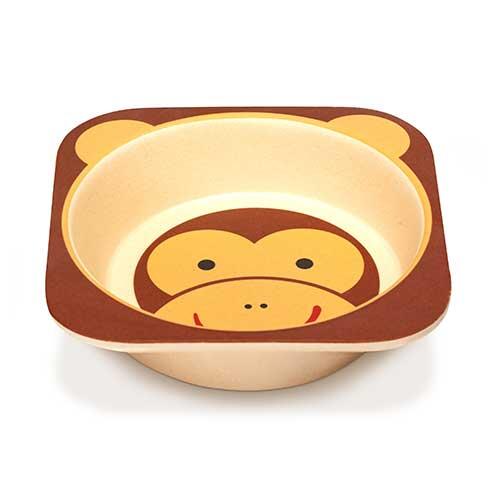 Dyb børnetallerken - Abe