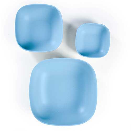 Salatskåle sæt - Blå