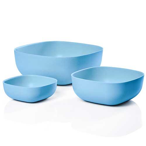 Salatskåle i sæt - Blå