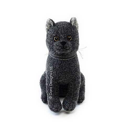 Katte dørstopper - Blue