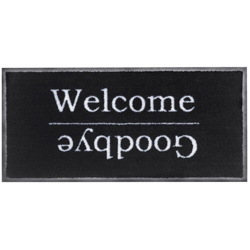 Smudsmåtte Welcome/Goodbye - 40 x 80 cm.