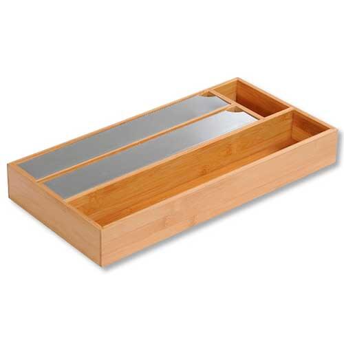 Foliebakke i bambus - 4 rum