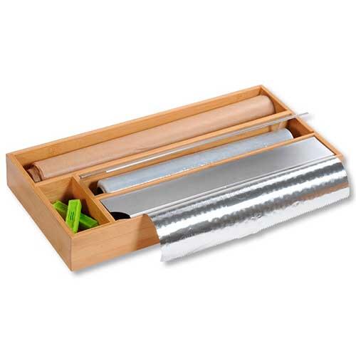 FSC-certificeret foliebakke i bambus - 4 rum