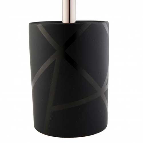 Stentøj toiletbørste Nero