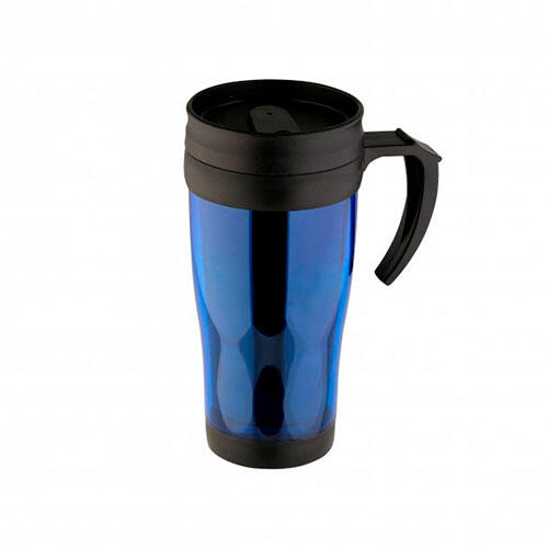 Termokrus med hank - Blå 400 ml.