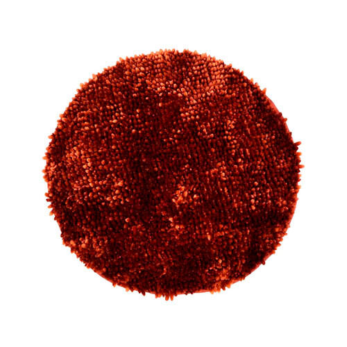 Rund bademåtte rust - Carat 70 Ø