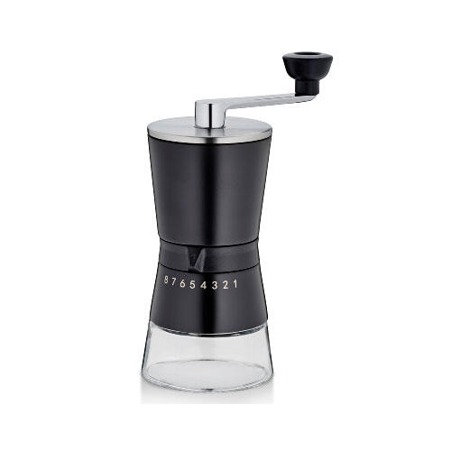 Kaffemølle Carolina - Sort rustfrit stål