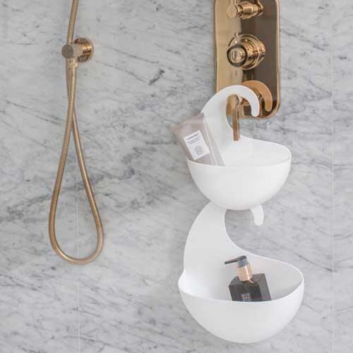 Surf ophæng til bruser - Hvid XS