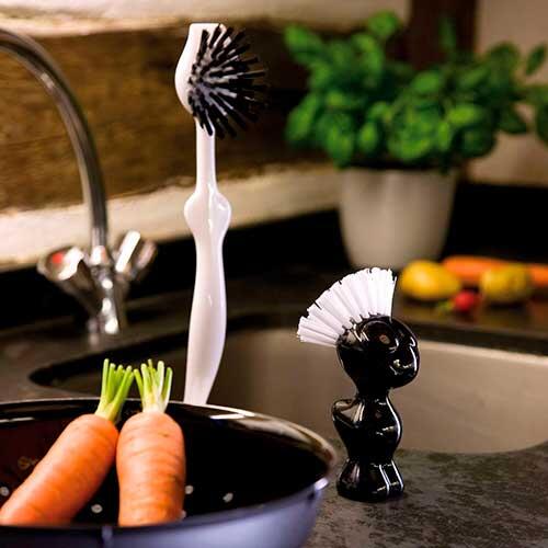 Hvid opvaskebørste Tim