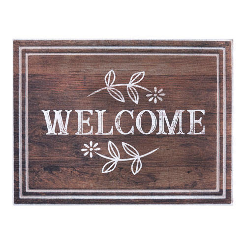 Ecomat Welcome daisy - 45 x 60 cm.