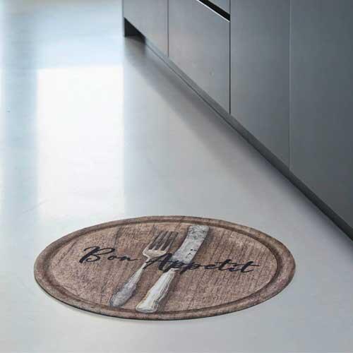 Køkkenmåtte Wood Bon Appetit 67 Ø