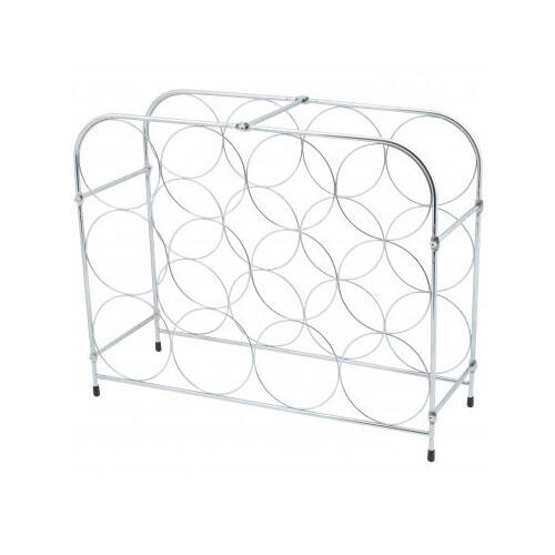 Vinreol i metal - Afrundet 12 flasker