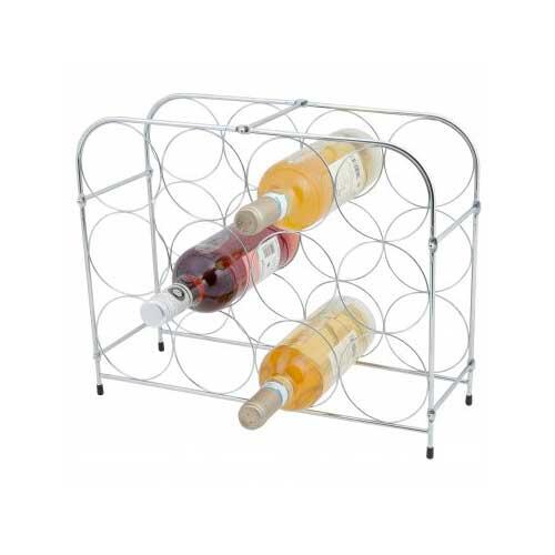 Metal vinreol - 12 flasker