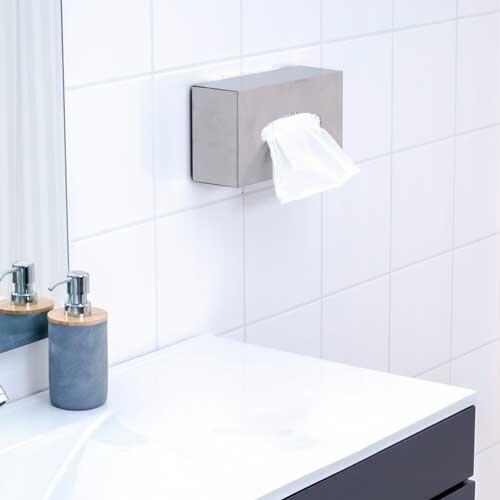 Stål servietboks - Poleret